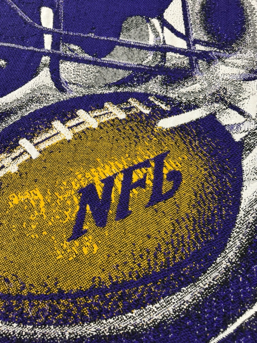 Minnesota Vikings Tapestry Throw Blanket W/ Fringe - 40" X 50" - Picture 2 of 7